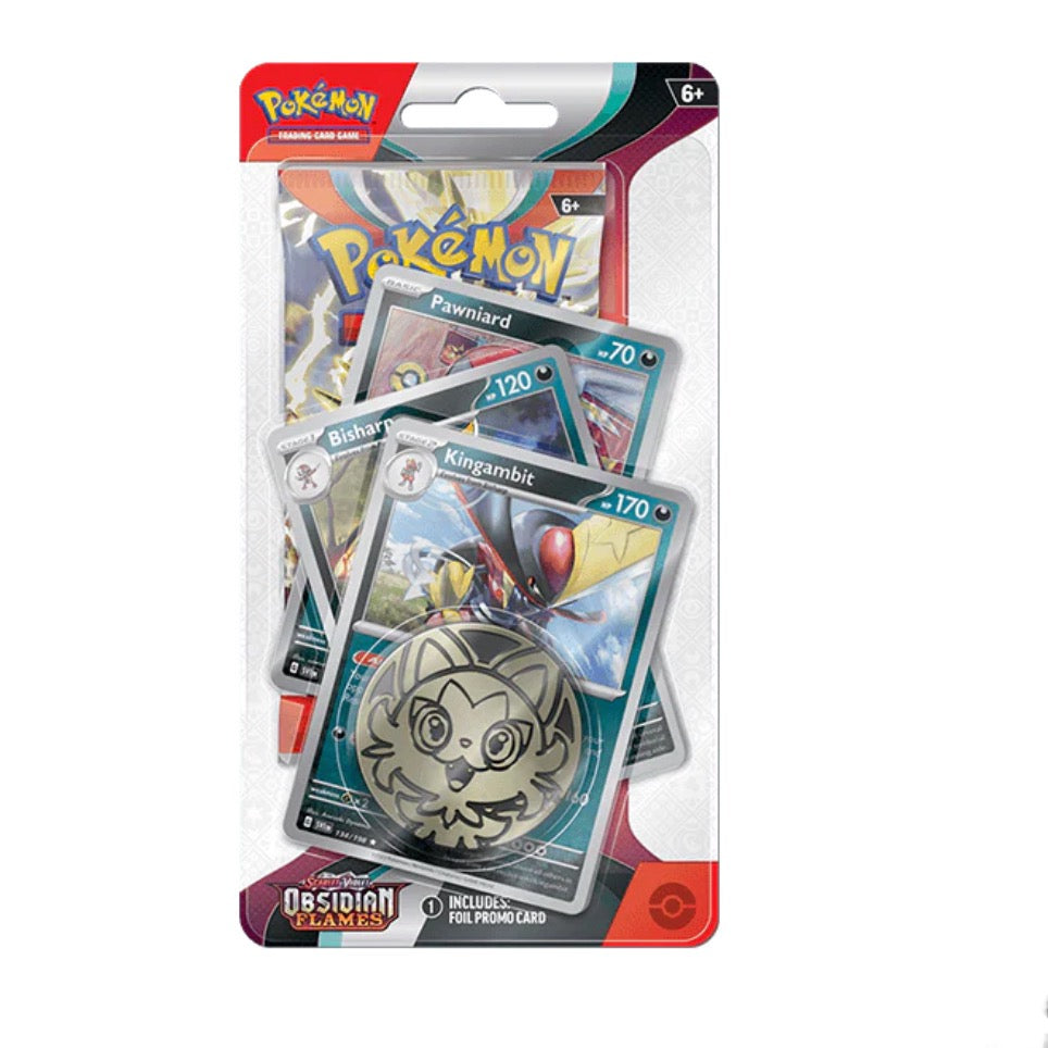 Pokémon obsidian flames promo pack with coin