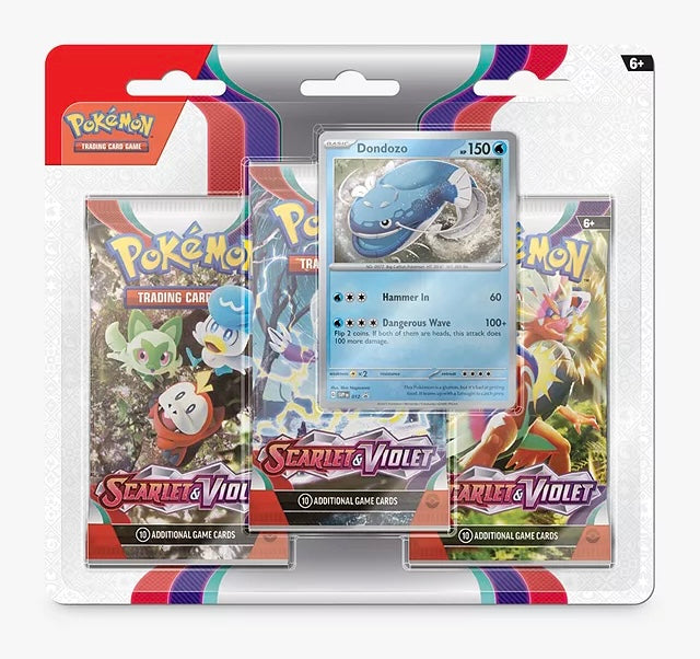 Pokémon scarlet & violet triple pack with promo cards