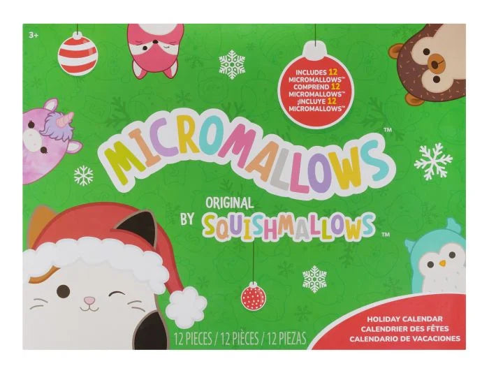 Squishmallows Micro Mallow 12 day advent calendar