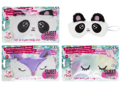 Plush eye mask