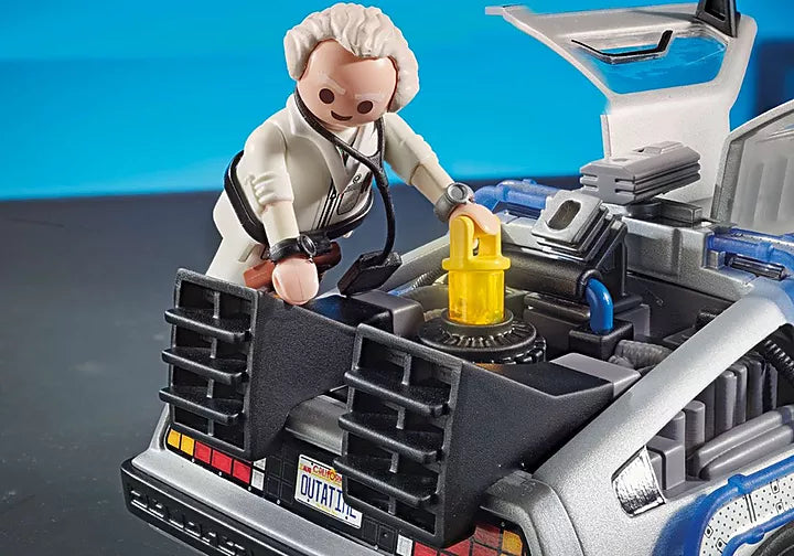 Playmobil back to the future delorean sales