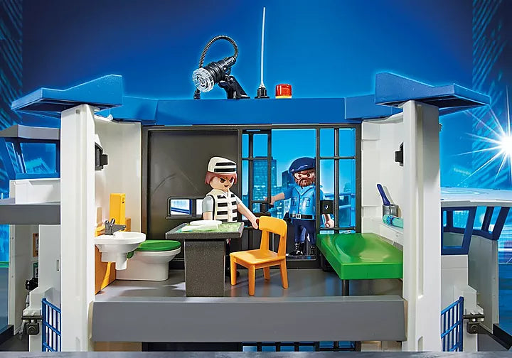 Playmobil 6919 Police Headquarters With Prison