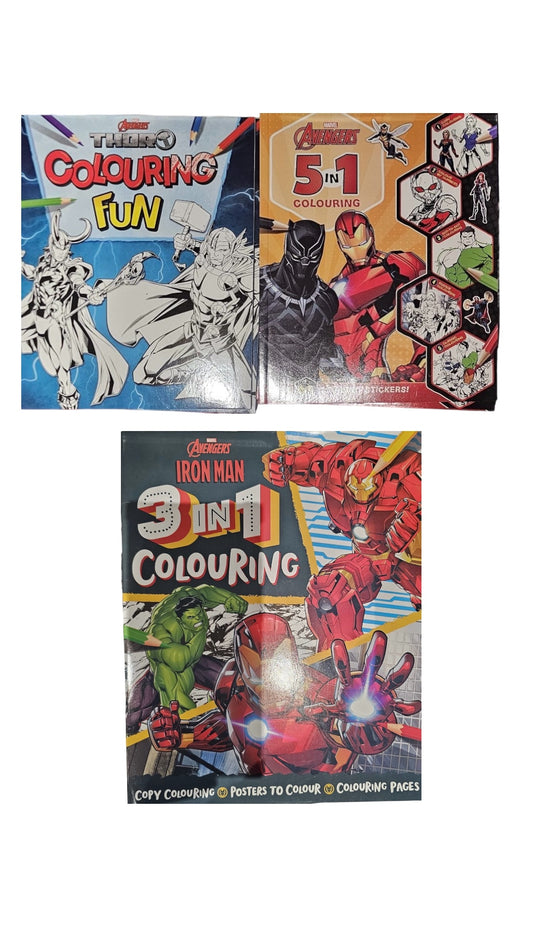 Avengers colouring book