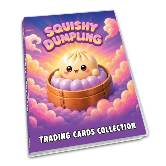 Dumplings trading card binder