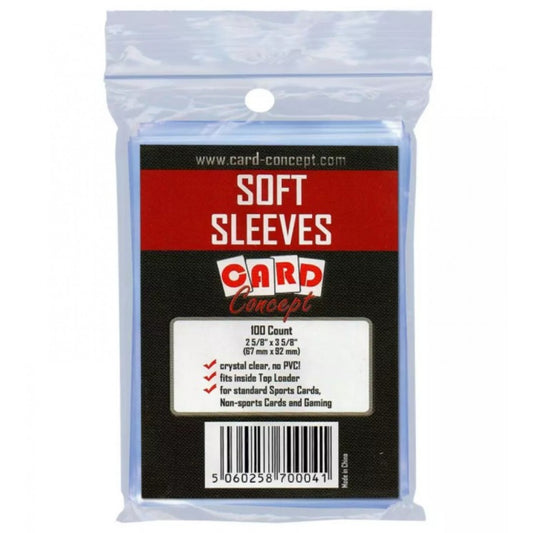 Card soft sleeves 100 pack