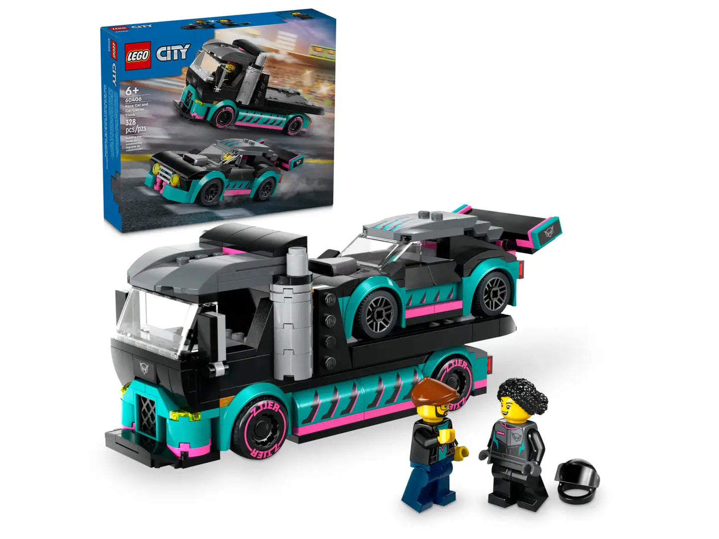 Lego 60406 race car and transporter