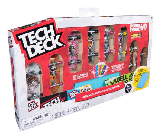 Tech Deck 8 pack and accessories