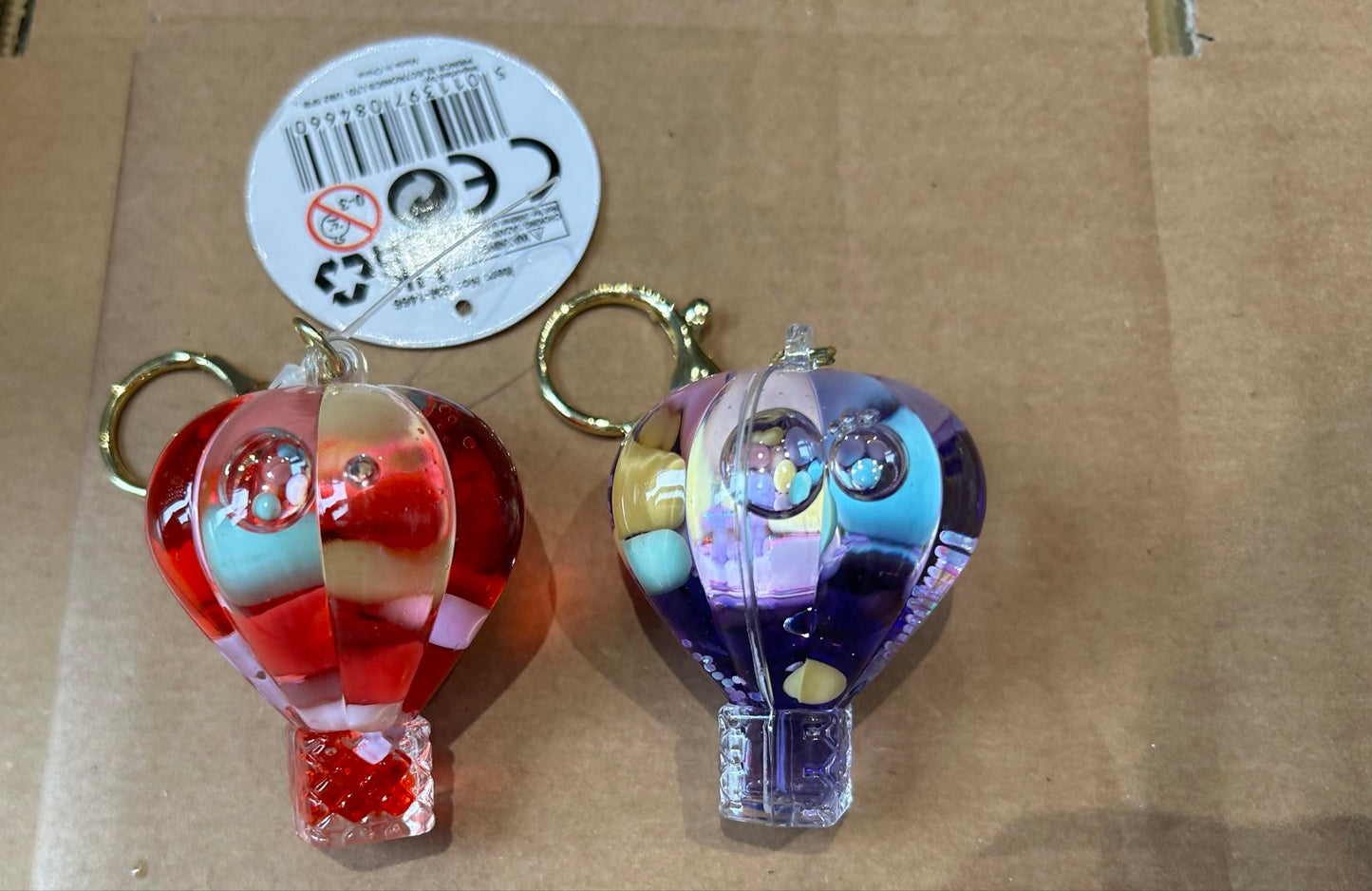 Liquid motion key ring