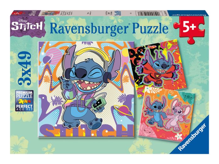 Disney stitch 3 in 1 puzzles