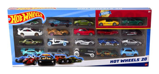 Hot wheels large 20 car gift pack