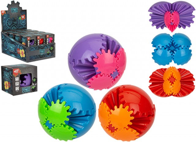 Gear cube fidget ball