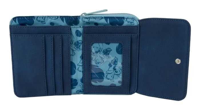 Disney stitch Loungefly blue wallet