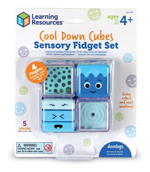 Learning resources cool down sensory cubes