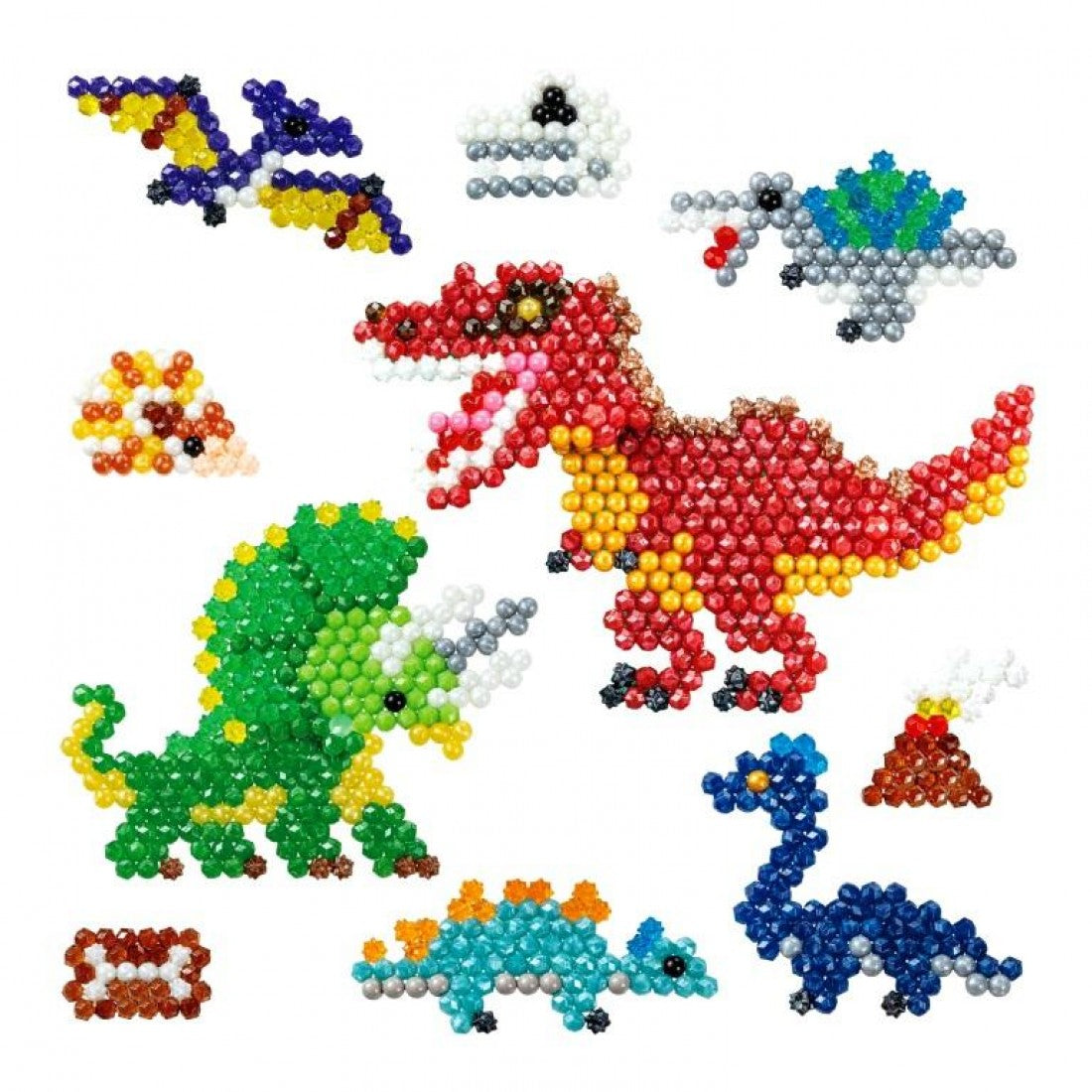 Aqua beads dinosaur
