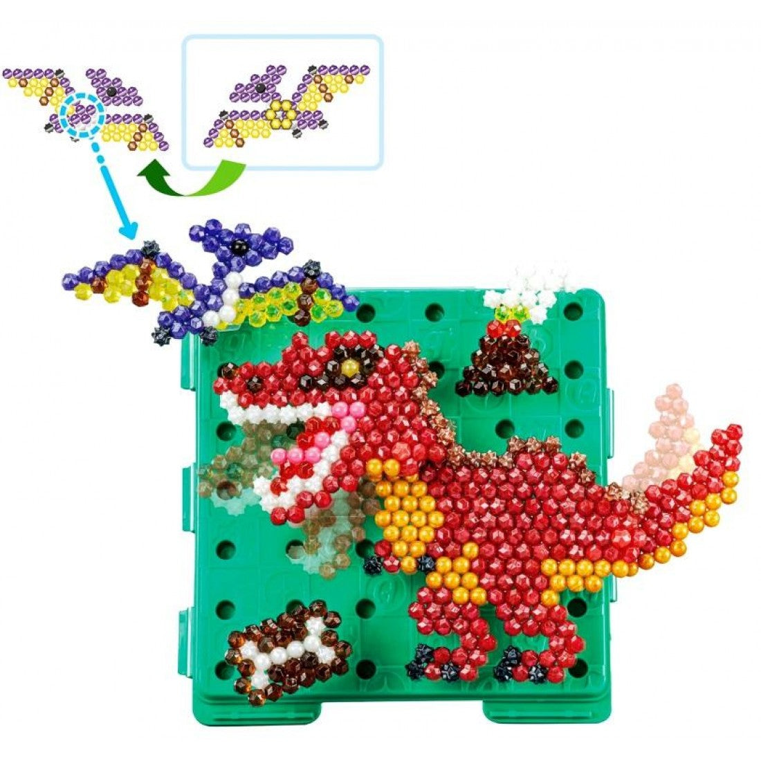 Aqua beads dinosaur