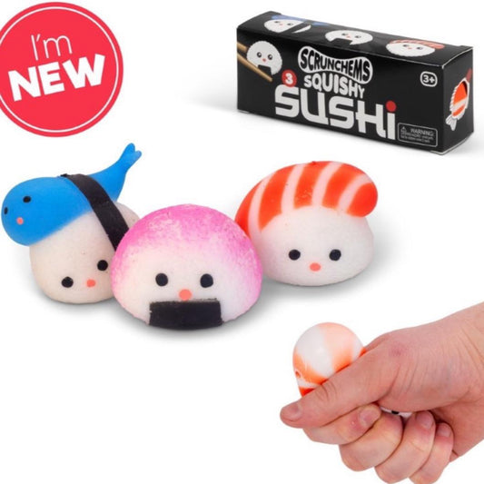 Scrunchems sushi squishy 3 pack