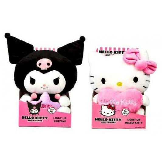 Hello kitty or Kuromi light up plush