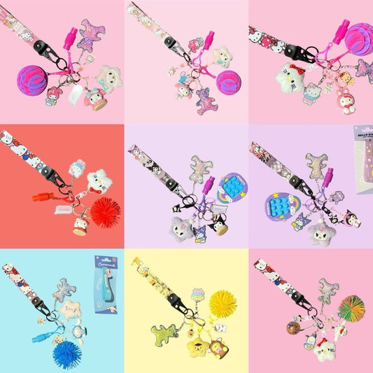 Hello Kitty & Friends fidgets with key strap