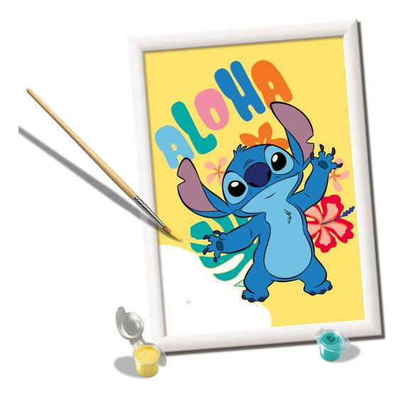 Disney stitch paint by numbers