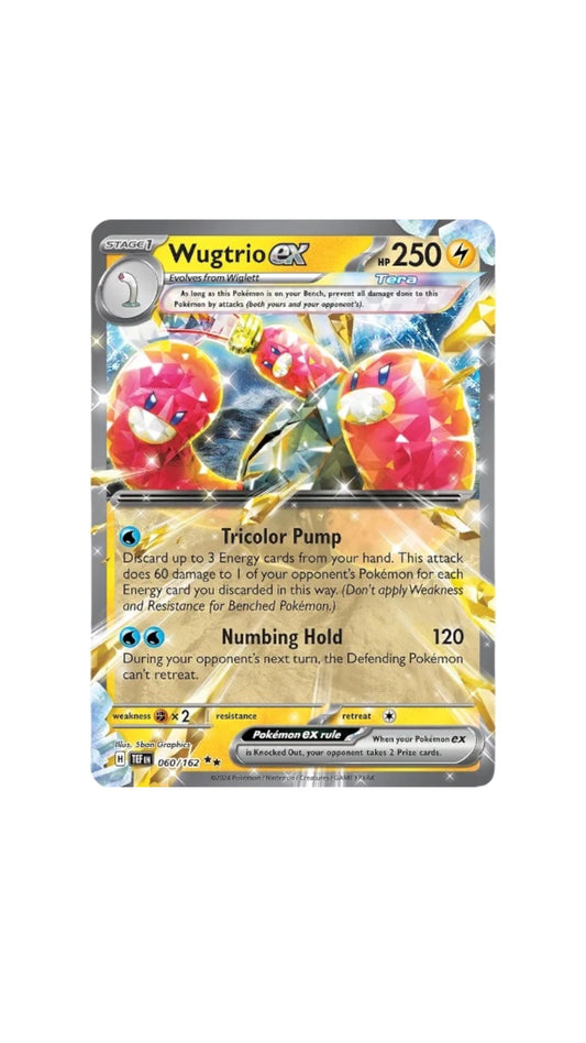 Pokémon Wugtrio EX single card 060/162 TEF