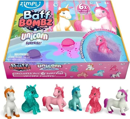 Zimpli kids Unicorn Baff Bombz gift box