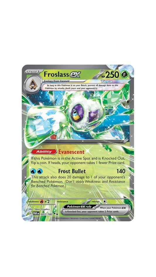 Pokémon Froslass EX single card 003/182 PAR