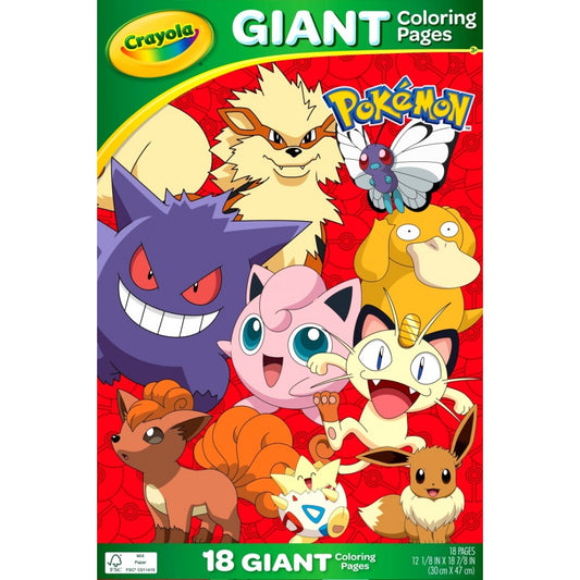 Crayola pokemon giant colouring book