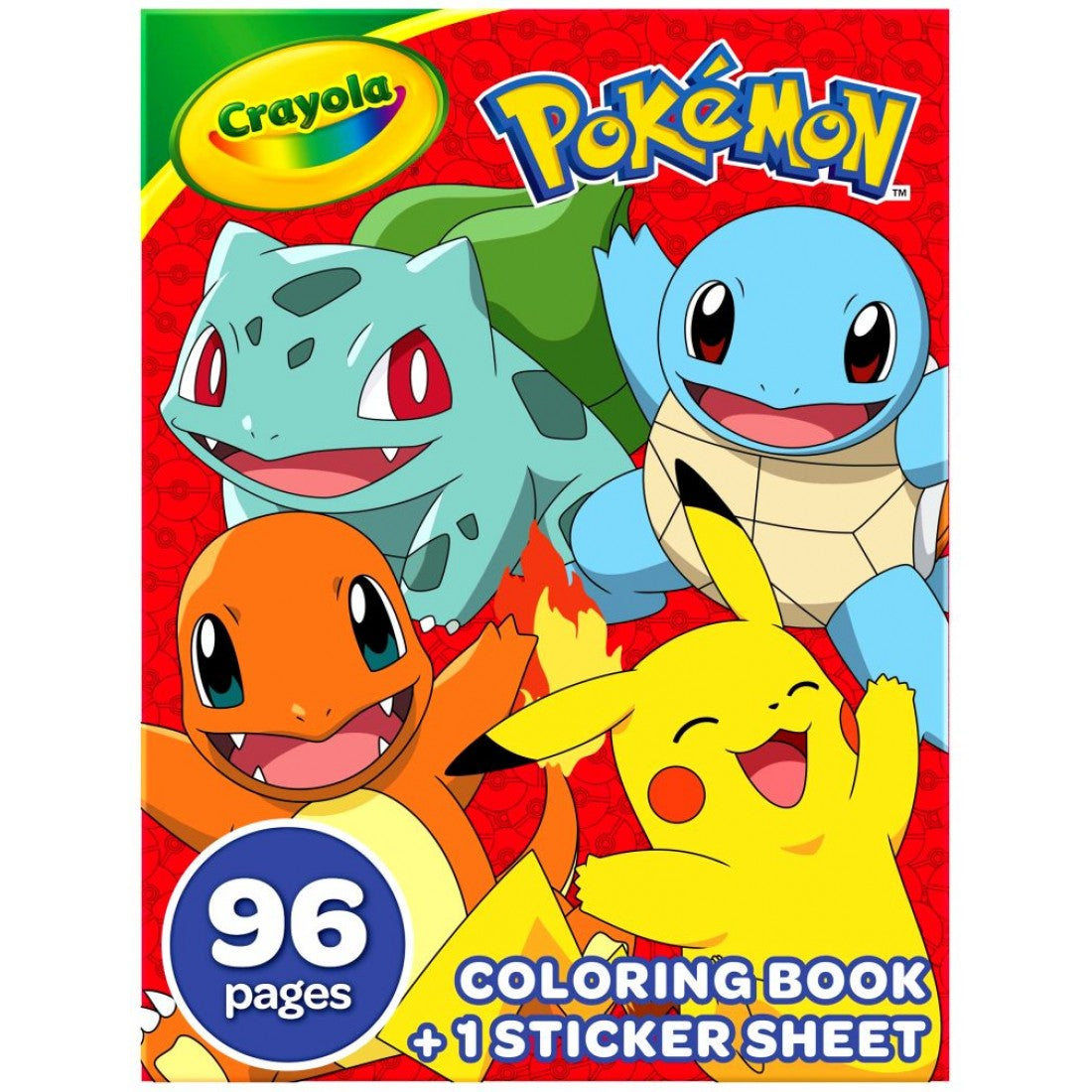 Crayola Pokémon colouring book
