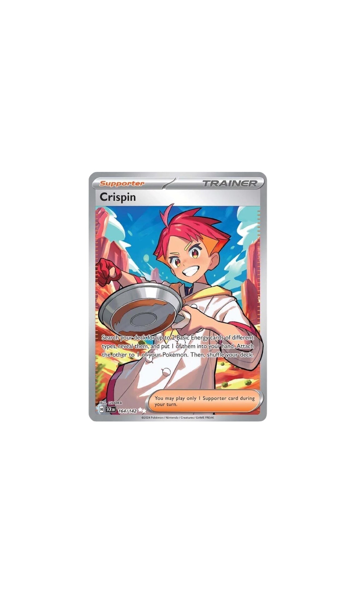 Pokémon Crispin FULL ART card 164/142 SCR