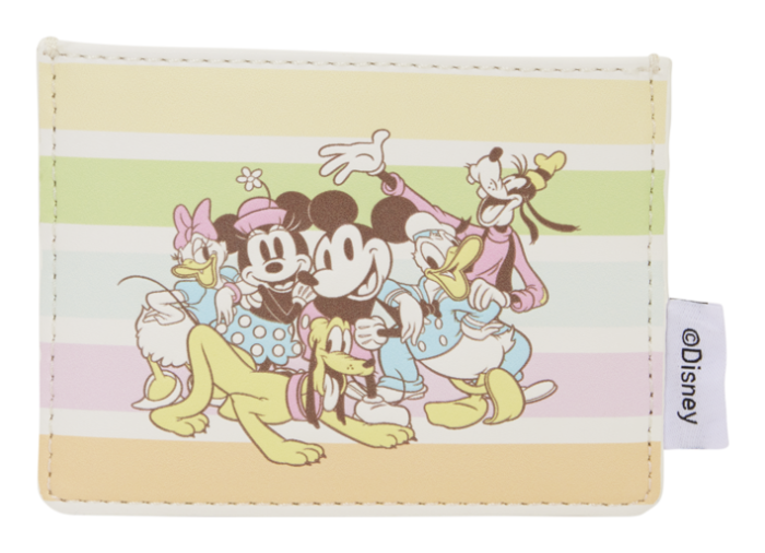 Disney Mickey Mouse rainbow Loungefly card holder