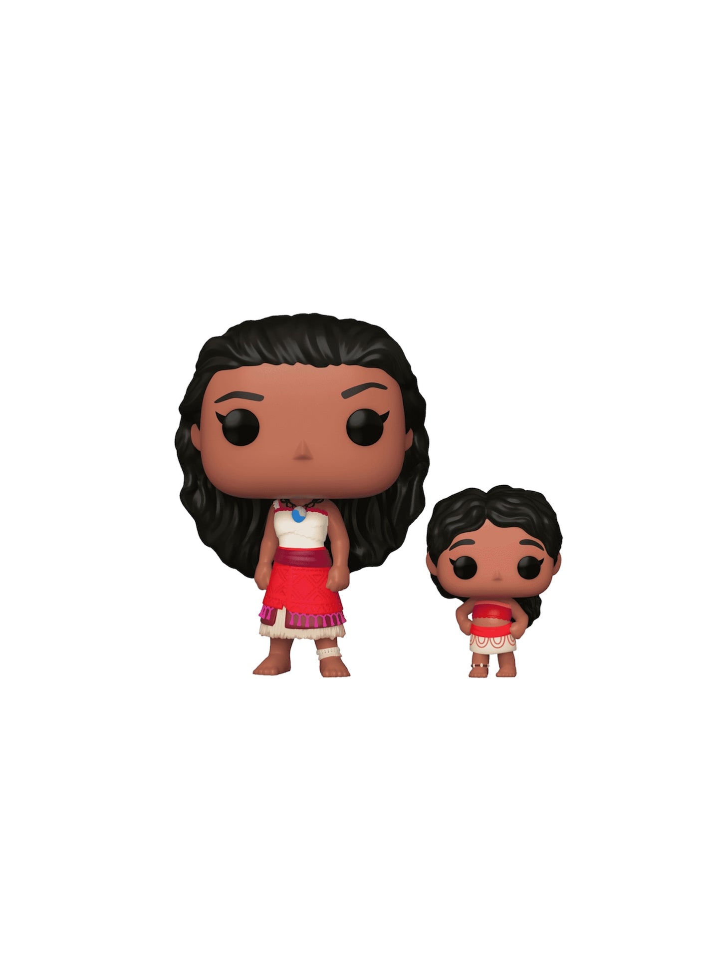 Disney funko pop Moana and Lil sis Simea