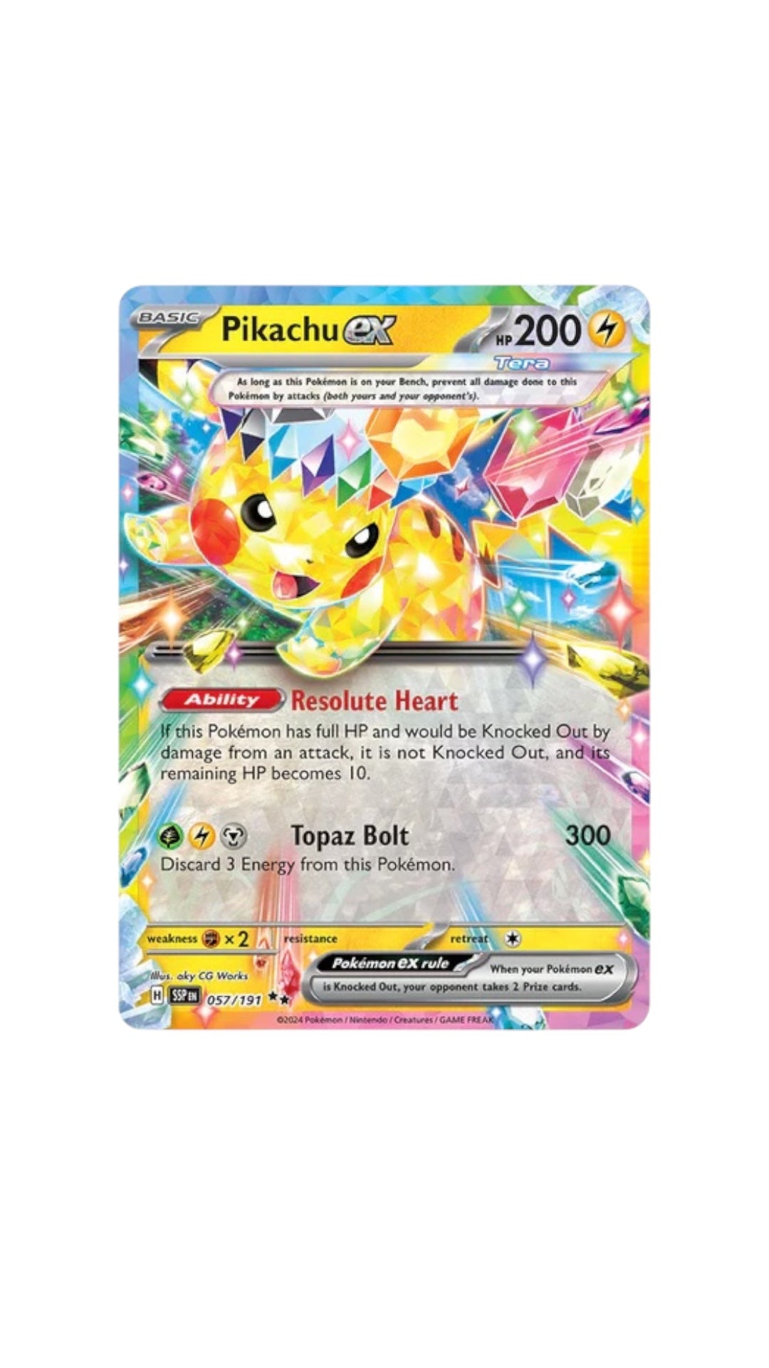 Pokémon Pikachu EX 057/191 SSP