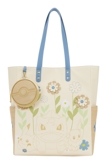 Loungefly pokemon tote with coin purse