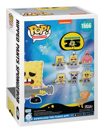 Funko pop SpongeBob ripped pants 1666