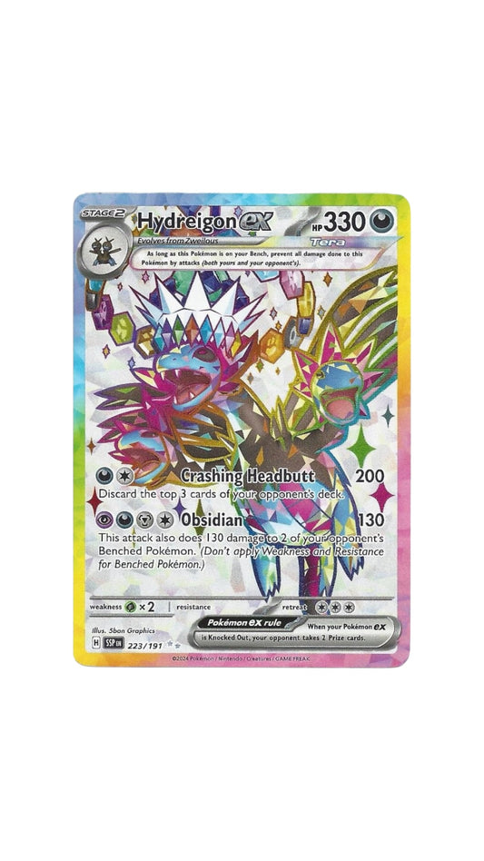 Pokémon Hydreigon EX Art card 223/191 SSP