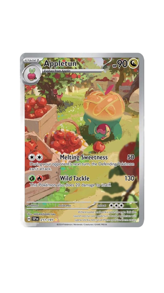 Pokémon Appletun Art card 211/191 SSP