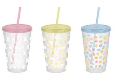 Easter tumbler with straw