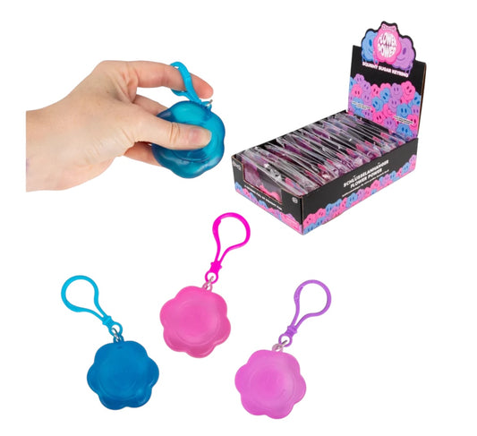 Scrunchems sugar flower fidget key chain