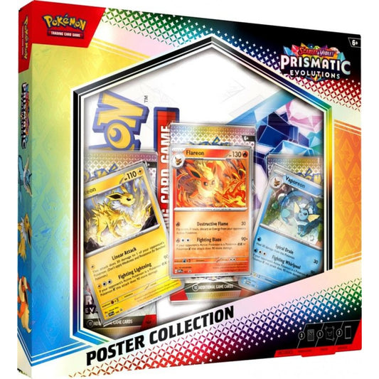 Pokémon prismatic evolutions poster collection