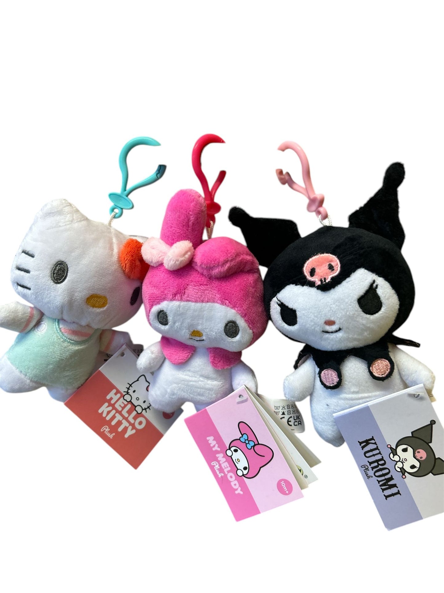 Hello kitty clip on plush