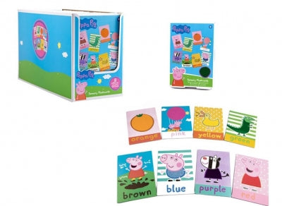 Peppa pig sensory flash cards