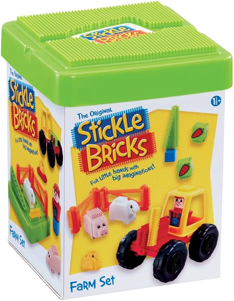 Stickle bricks farm tub