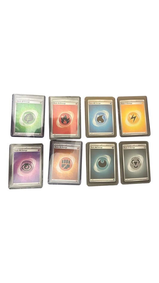 Pokémon set of 8 holo energy SVE