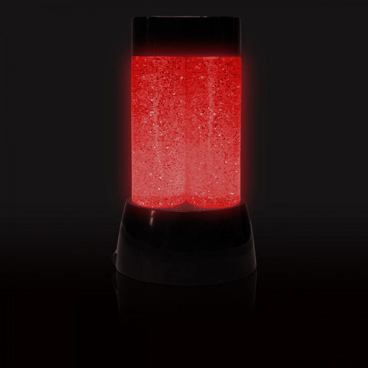 Colour changing twin tornado lamp