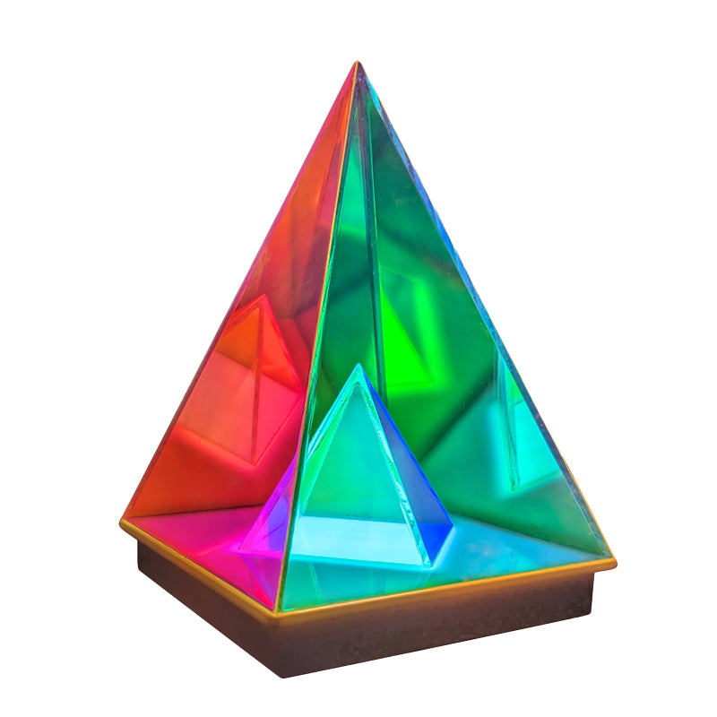 3D prism pyramid light