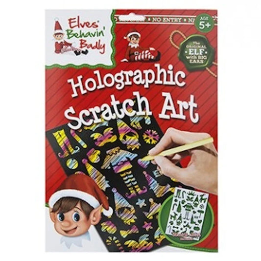 Elf holographic scratch art