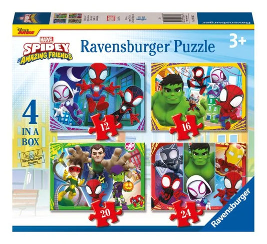 Spidey & friends 4 in 1 puzzle