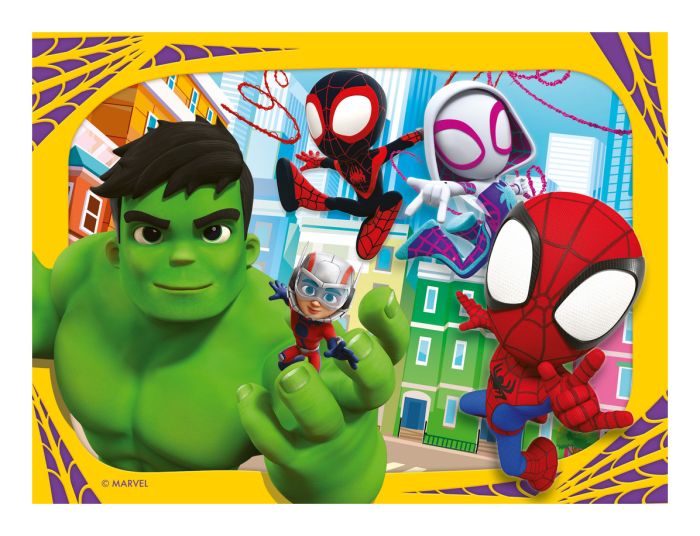 Spidey & friends 4 in 1 puzzle