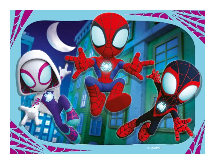 Spidey & friends 4 in 1 puzzle