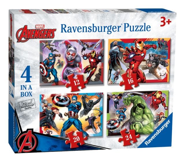 Marvel avengers 4 in 1 puzzle